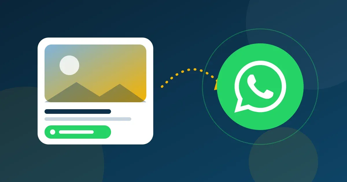 Anúncio com clique para o WhatsApp levando para uma conversa